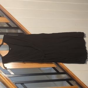 Little black crossover dress